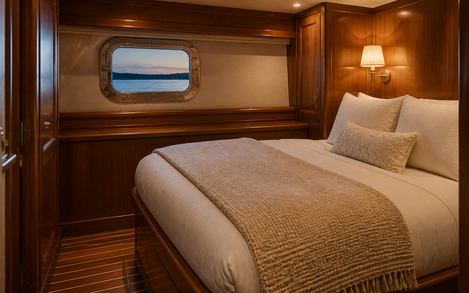 Private guest cabin.